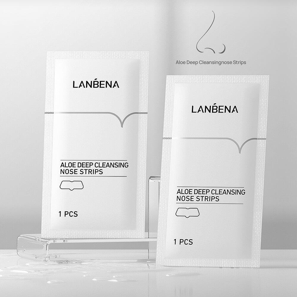 LANBENA Aloe Deep Cleansing Nose Strips - Plant Remove Blackhead 