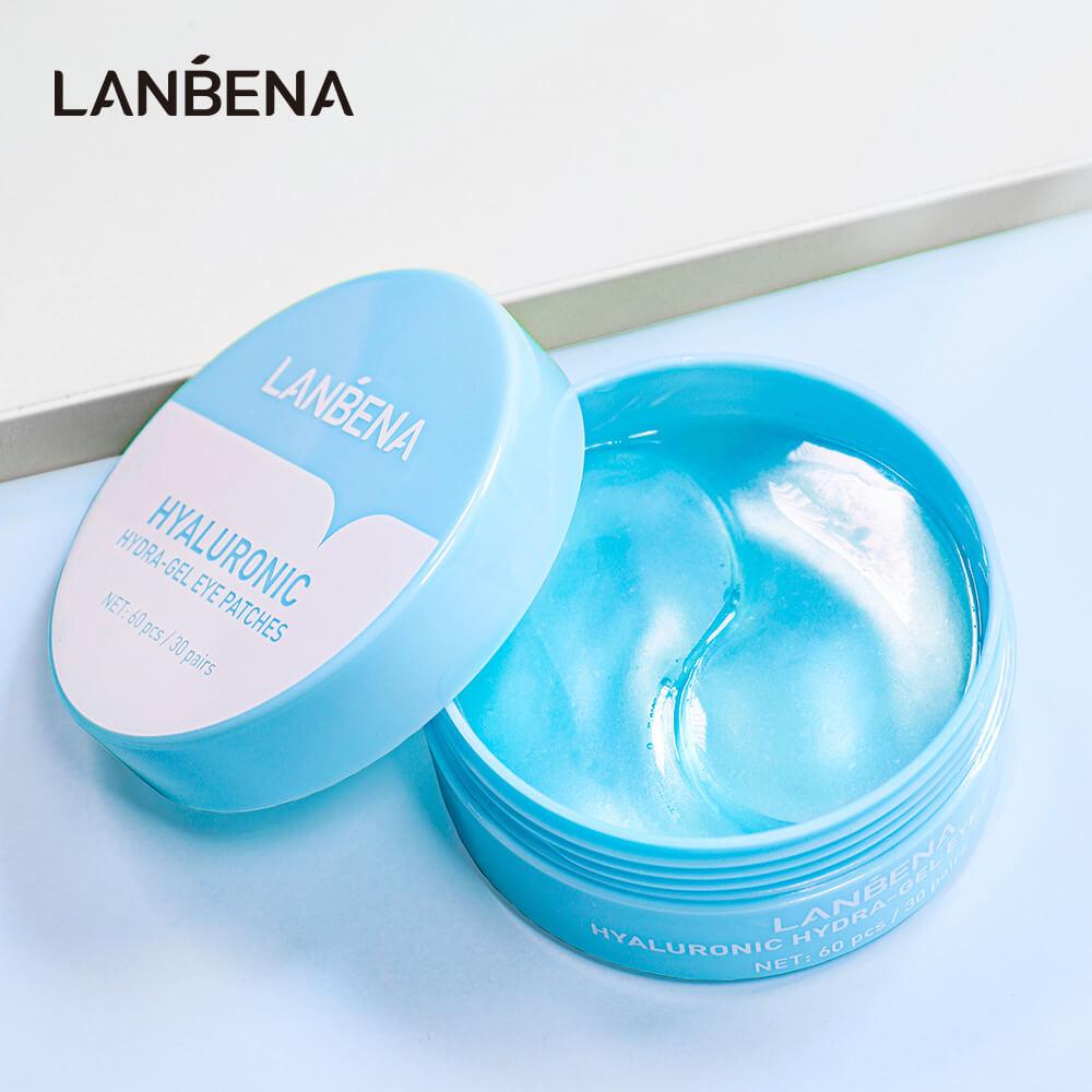 Lanbena Hyaluronic Hydra-Gel Eye Patches - Hydrating And Moisturizing